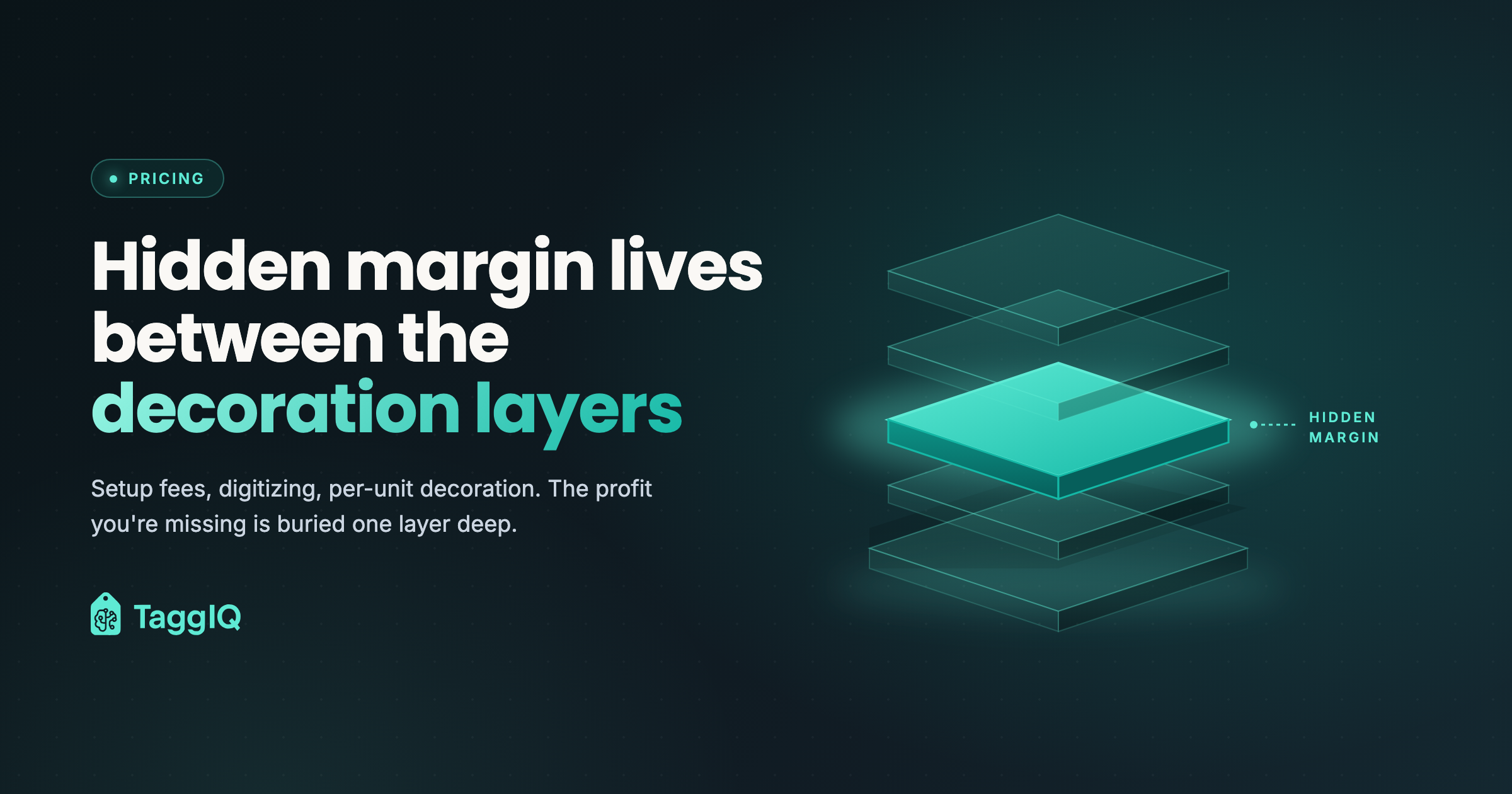 Decoration Pricing: The Hidden Margins in Setup and Run Charges